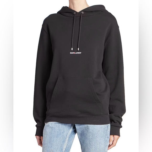 Saint Laurent Logo Hoodie